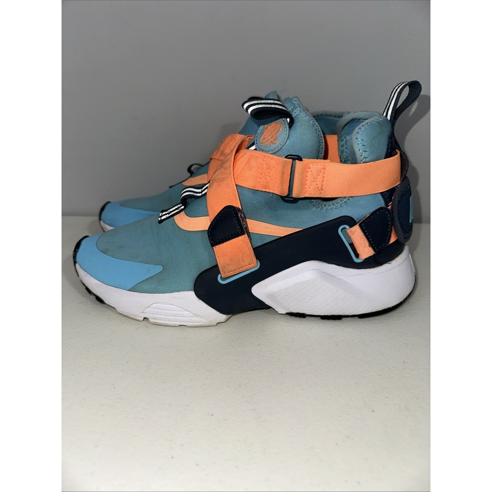 Nike Huarache City Running Shoes Blue Coral AJ6662-404 Size 6.5Y - Picture 4 of 13
